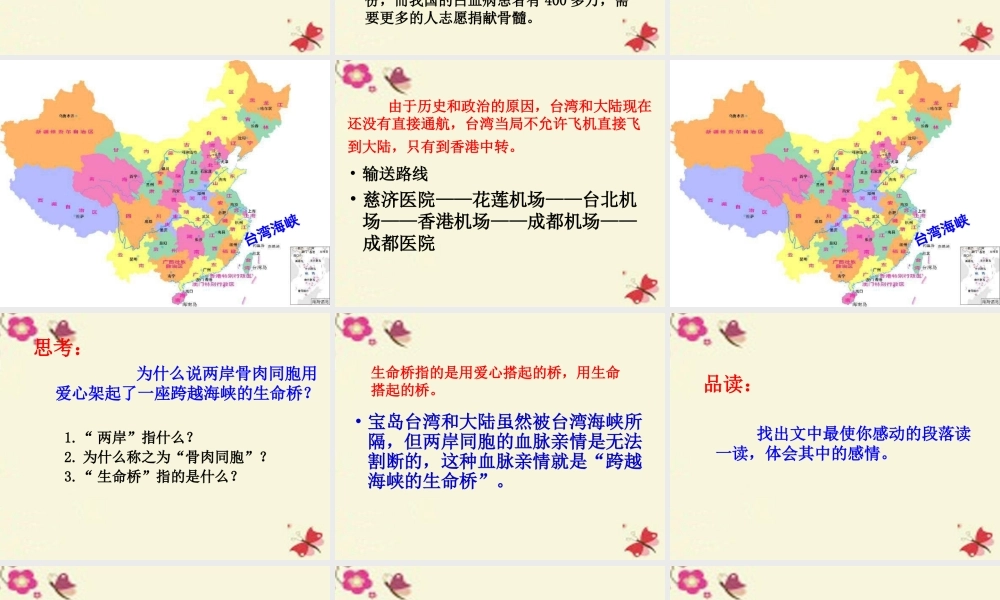 三年级语文下册 第5单元 20《救命骨髓》课件3 语文S版-语文S版小学三年级下册语文课件