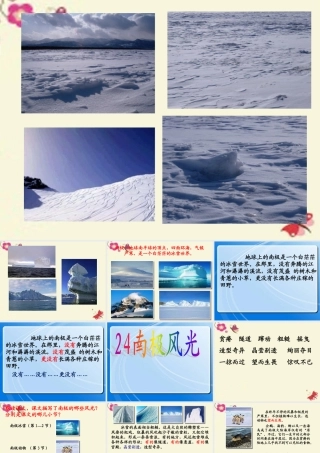 三年级语文下册 第5单元 24《南极风光》课件1 沪教版-沪教版小学三年级下册语文课件