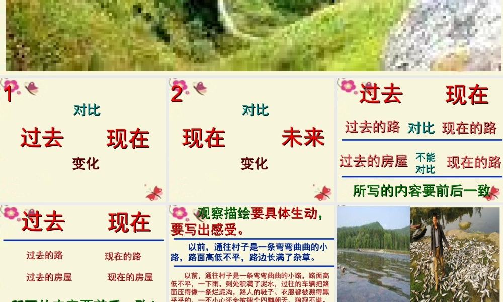 三年级语文下册 习作二《家乡环境的变化》课件2 新人教版-新人教版小学三年级下册语文课件