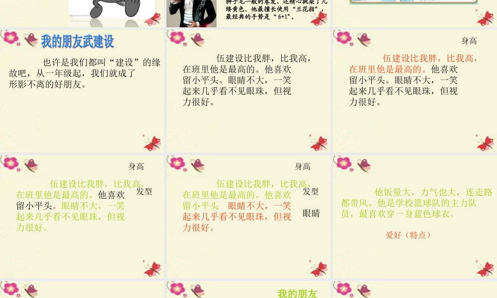 三年级语文下册 习作二《为别人画张像》课件3 苏教版-苏教版小学三年级下册语文课件