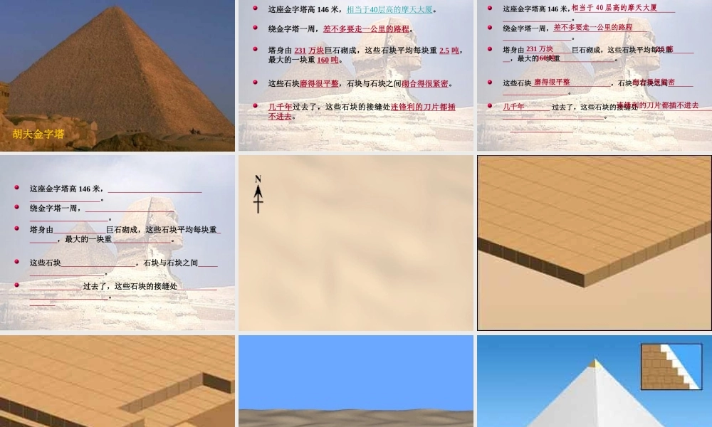三年级语文下册 第5单元 25《埃及金字塔》课件4 沪教版-沪教版小学三年级下册语文课件