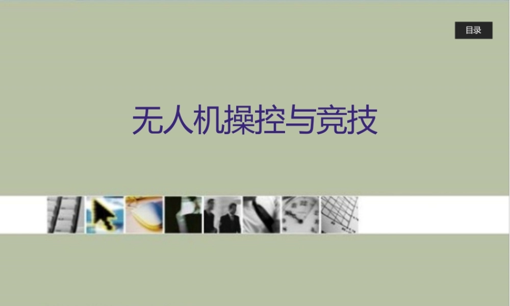 无人机操控与竞技第7章无人机智能集群编程飞行技术简介