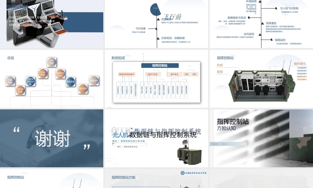 无人机地面站系统课件模块2指挥控制站的认知与维护