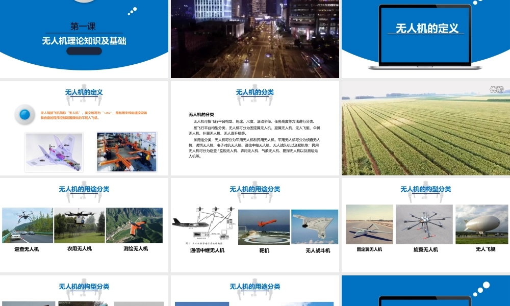 无人机理论知识无人机理论基础