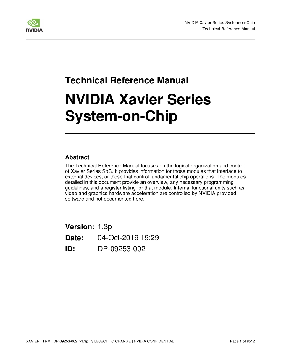 Xavier_TRM_DP09253002_v1.3原版完整文件_第1页