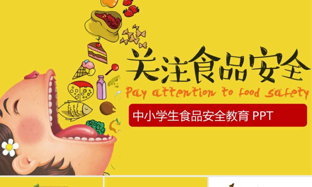 中小学生食品安全教育