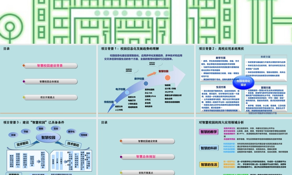 智慧校园建设方案wanz