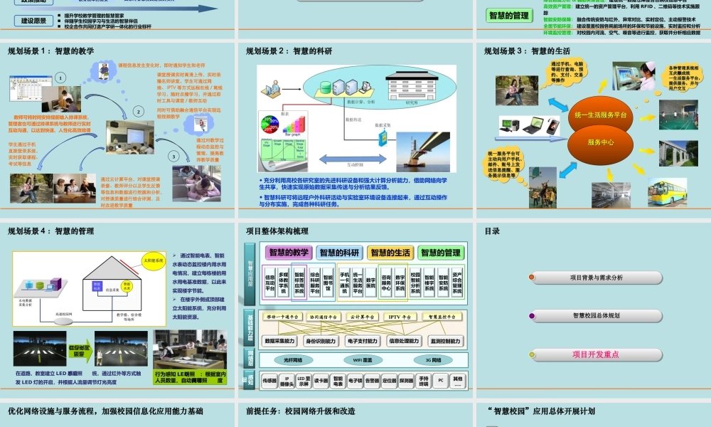 智慧校园建设方案wanz
