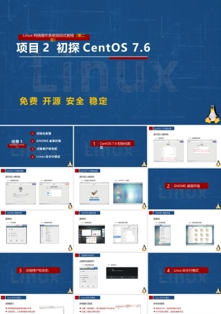 Linux网络操作系统项目教程（CentOS 7.6）项目2 初探CentOS 7.6