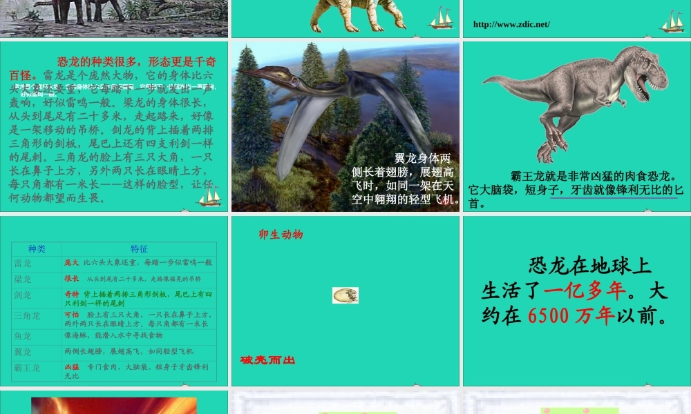 三年级语文下册 第七单元 20恐龙课件1 苏教版-苏教版小学三年级下册语文课件