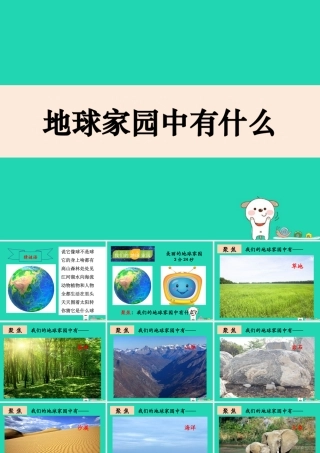 二年级科学上册 1.1 地球家园中有什么课件1 教科版-教科版小学二年级上册自然科学课件