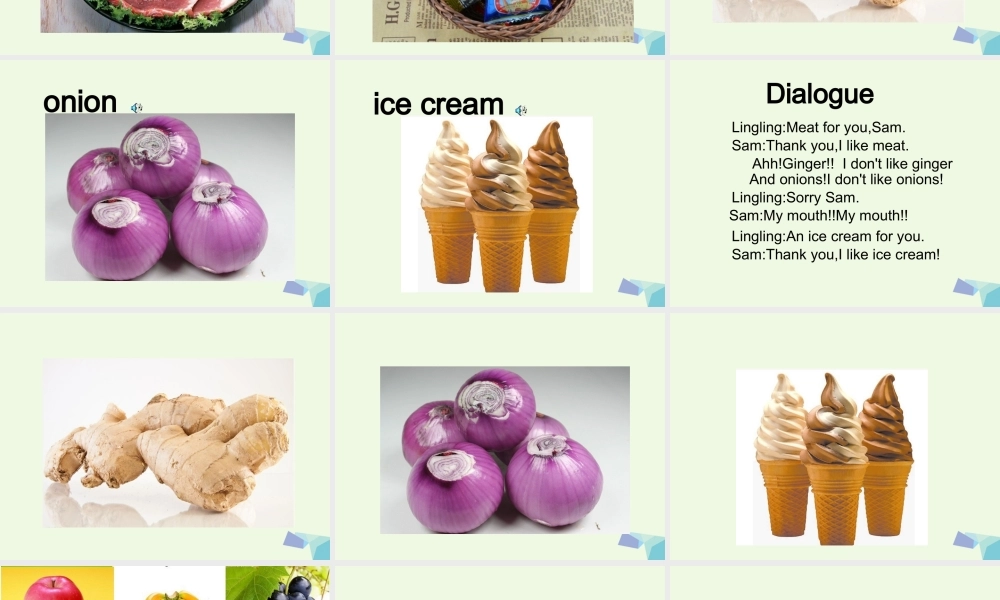 二年级英语上册 Module 2 Unit 2 I don’t like ginger课件4 外研版（一起）-外研版小学二年级上册英语课件