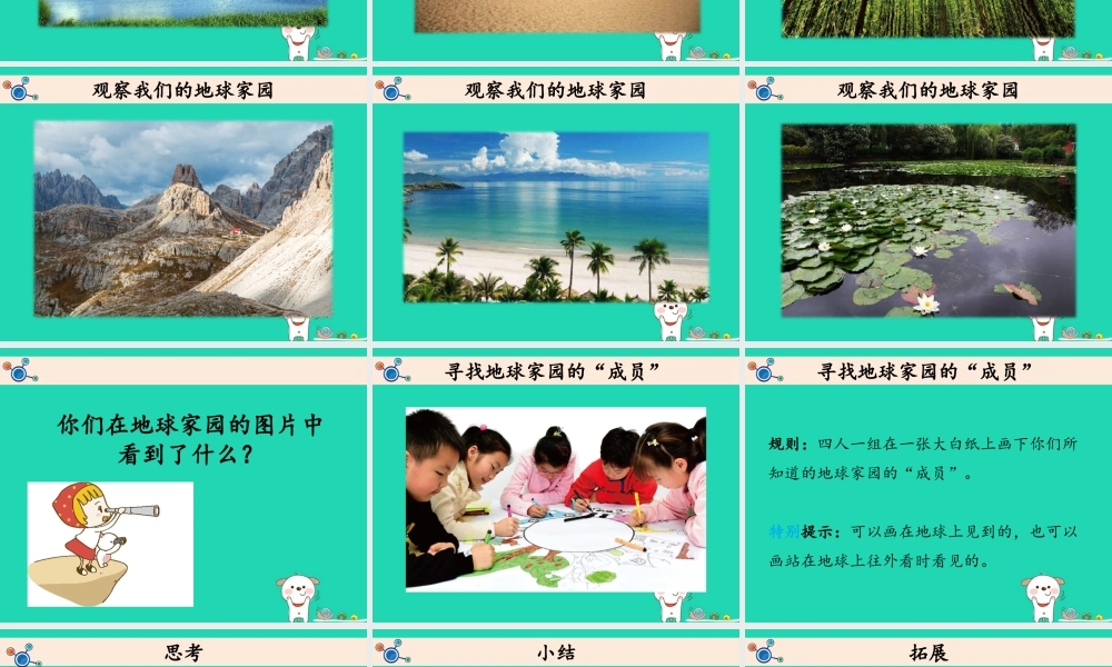 二年级科学上册 1.1《地球家园中有什么》课件 教科版-教科版小学二年级上册自然科学课件