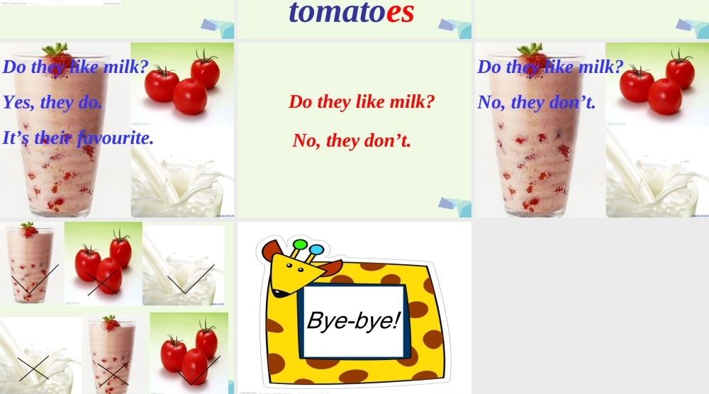 二年级英语上册 Module 3 Unit 2 Do they like apples课件2 外研版（一起）-外研版小学二年级上册英语课件