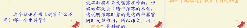 三年级语文下册 第6单元 26《蝙蝠和雷达》课件4 沪教版-沪教版小学三年级下册语文课件