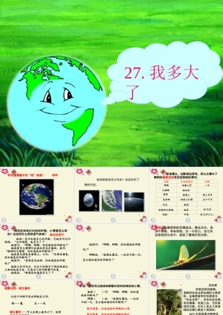 三年级语文下册 第6单元 27《我多大了》课件2 沪教版-沪教版小学三年级下册语文课件