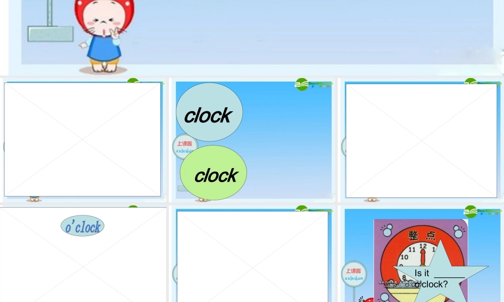 二年级英语上册 Module 4_Unit 1 It’s 2 o’clock课件 外研版（一年级起点）