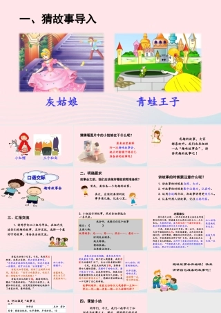 三年级语文下册 第八单元《口语交际：趣味故事会》教学课件 新人教版-新人教版小学三年级下册语文课件