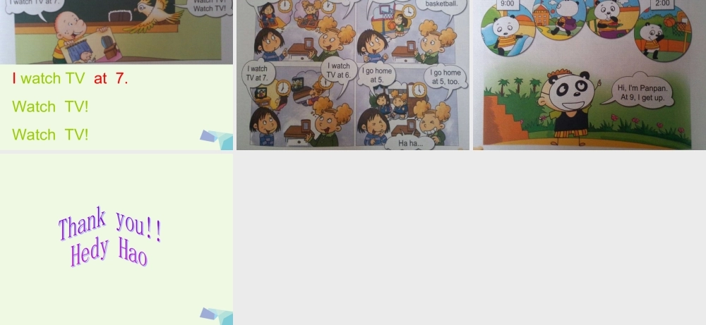 二年级英语上册 Module 5 Unit 2 I go home at 5课件1 外研版（一起）-外研版小学二年级上册英语课件