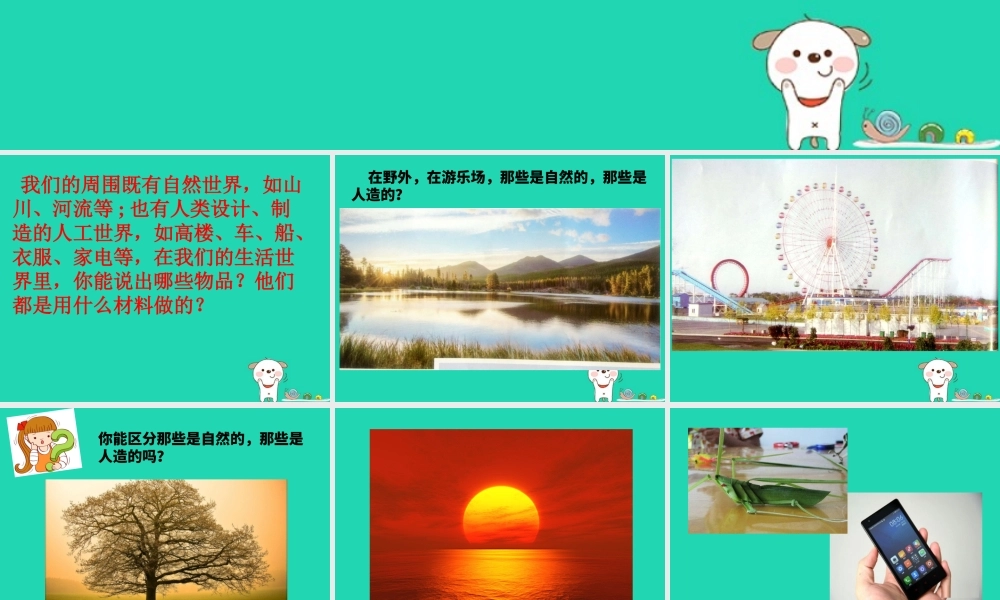 二年级科学上册 2.1《我们生活的世界》课件 教科版-教科版小学二年级上册自然科学课件