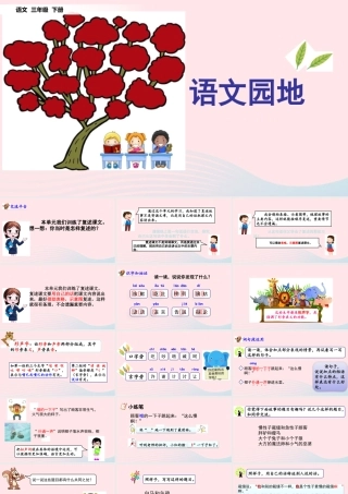 三年级语文下册 第八单元《语文园地八》教学课件 新人教版-新人教版小学三年级下册语文课件