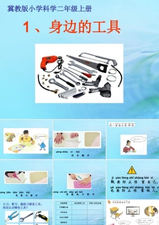 二年级科学上册 常见的工具 1 身边的工具课件 冀教版-冀教版小学二年级上册自然科学课件
