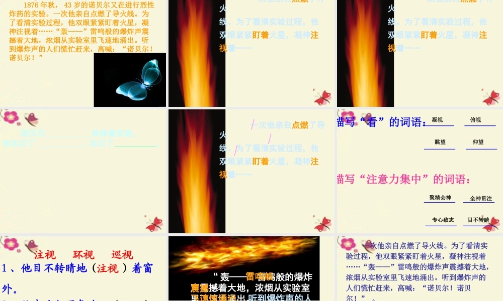 三年级语文下册 第7单元 31《他从火里跑出来》课件2 沪教版-沪教版小学三年级下册语文课件