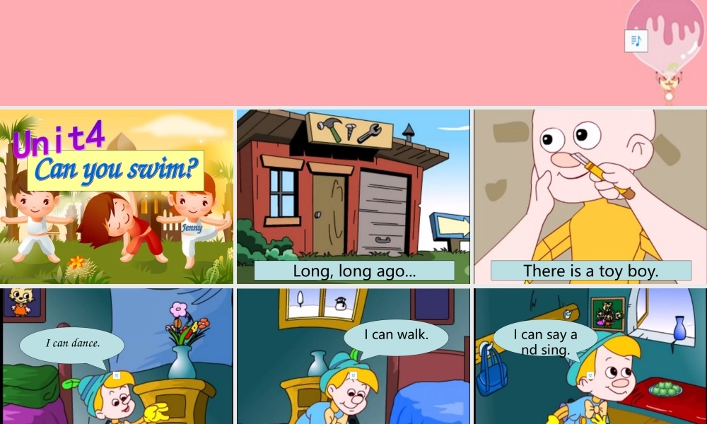 二年级英语上册 Unit 4 Can you swim课件5 牛津上海版-牛津上海版小学二年级上册英语课件