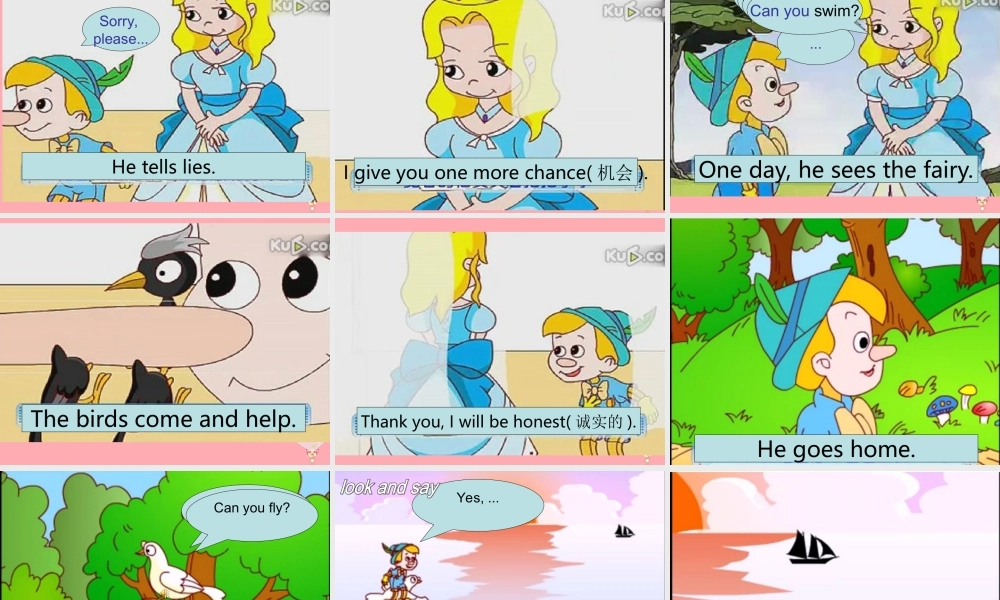 二年级英语上册 Unit 4 Can you swim课件5 牛津上海版-牛津上海版小学二年级上册英语课件