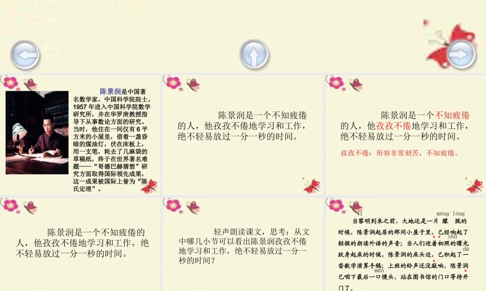 三年级语文下册 第7单元 33《不知疲倦的人》课件4 沪教版-沪教版小学三年级下册语文课件
