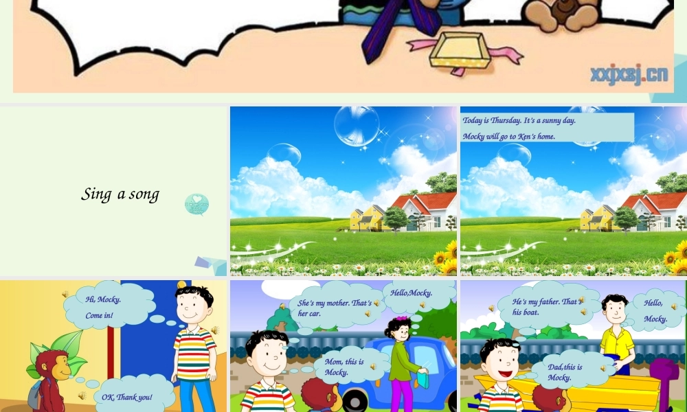 二年级英语上册 Unit 5 He’s my father课件1 北师大版（一起）-北师大版小学二年级上册英语课件