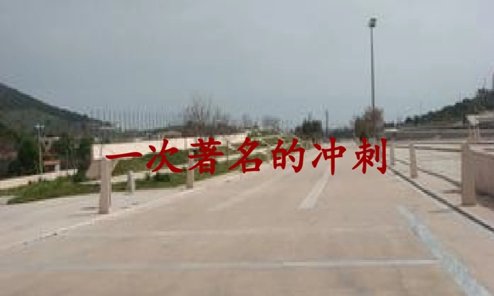 三年级语文下册 第7单元 34《一次著名的冲刺》课件3 沪教版-沪教版小学三年级下册语文课件
