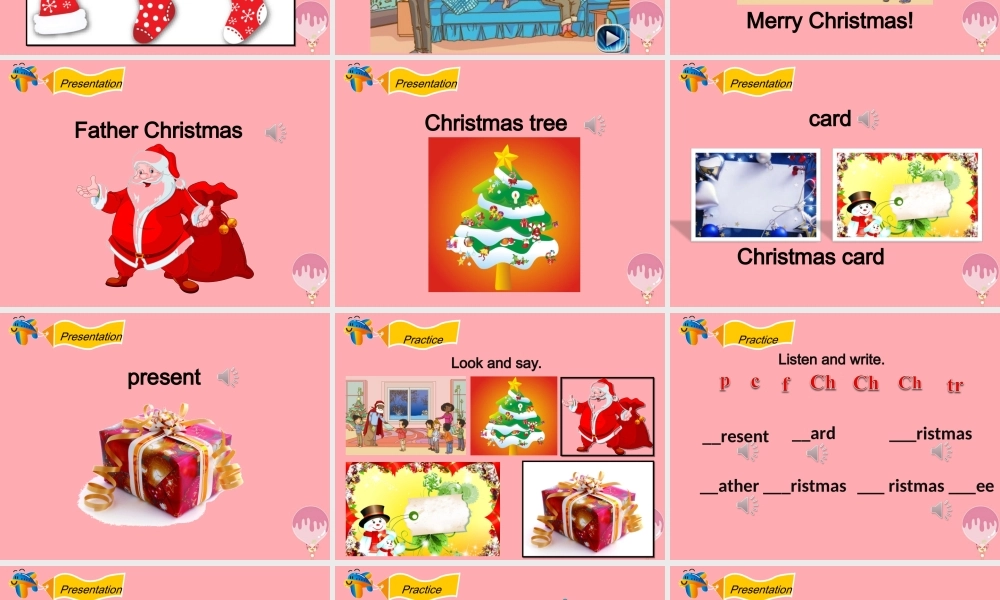 二年级英语上册 Unit 6 Happy Holidays（第1课时）课件 人教新起点-人教新起点小学二年级上册英语课件