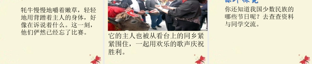 三年级语文下册 第8单元 30《雪顿节上看赛牛》课件7 语文S版-语文S版小学三年级下册语文课件