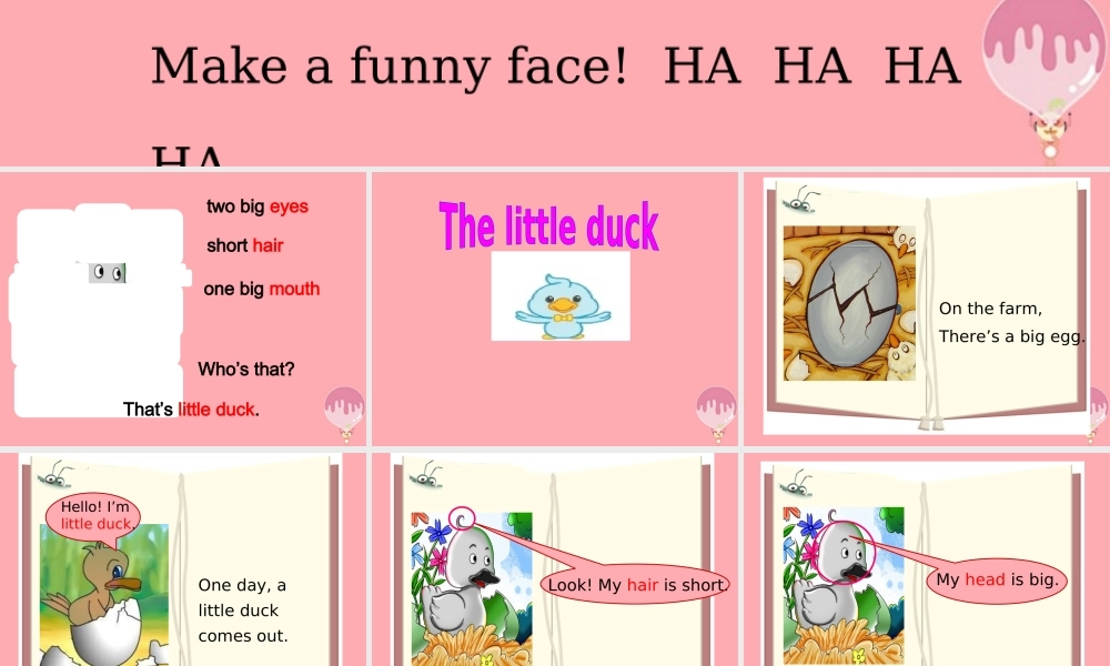 二年级英语上册 Unit 6 My hair is short（第1课时）课件 牛津上海版-牛津上海版小学二年级上册英语课件