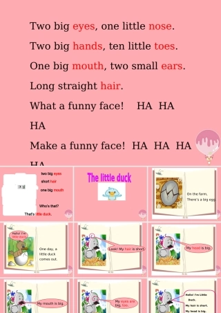 二年级英语上册 Unit 6 My hair is short（第1课时）课件 牛津上海版-牛津上海版小学二年级上册英语课件