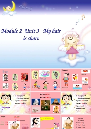 二年级英语上册 Unit 6 My hair is short课件1 牛津上海版-牛津上海版小学二年级上册英语课件