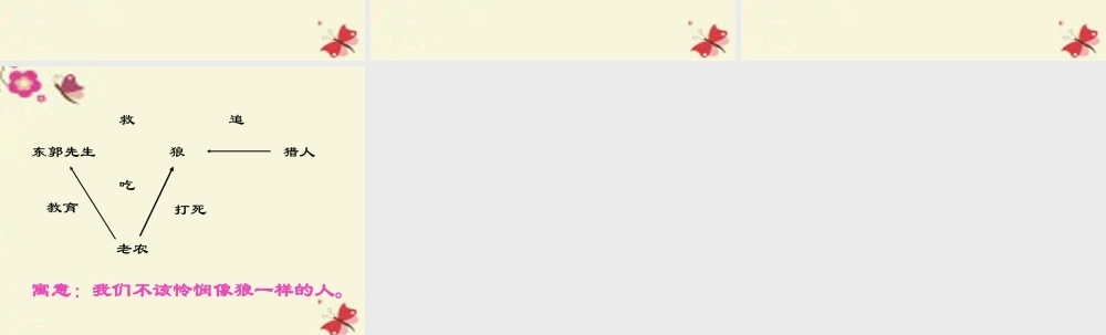 三年级语文下册 第8单元 31《东郭先生和狼》课件6 语文S版-语文S版小学三年级下册语文课件