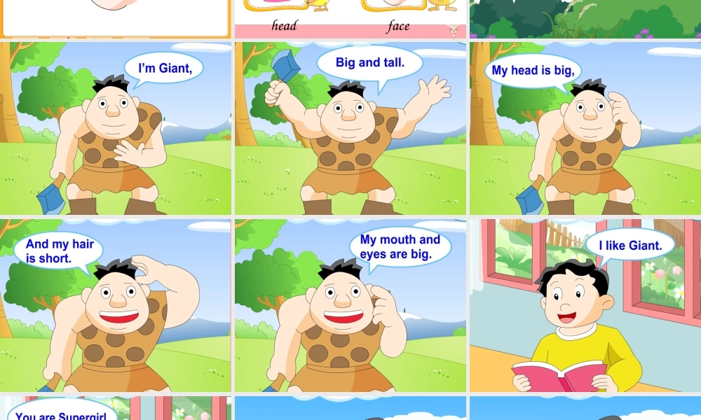 二年级英语上册 Unit 6 My hair is short课件2 牛津上海版-牛津上海版小学二年级上册英语课件