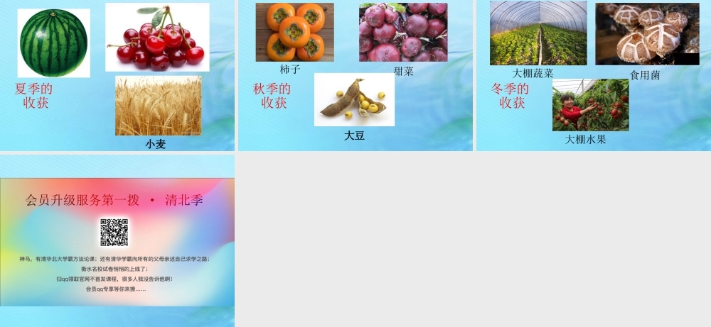 二年级科学上册 秋和冬 8 秋天的收获课件 冀教版-冀教版小学二年级上册自然科学课件