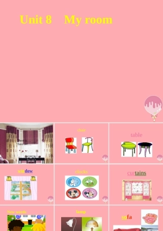 二年级英语上册 Unit 8 In my room课件2 牛津上海版-牛津上海版小学二年级上册英语课件