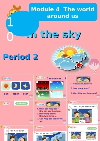 二年级英语上册 Unit 10 In the sky（第2课时）课件 牛津上海版-牛津上海版小学二年级上册英语课件