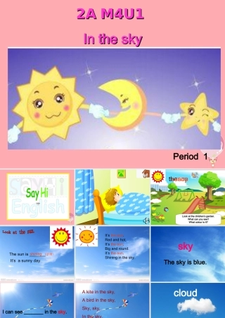 二年级英语上册 Unit 10 In the sky课件1 牛津上海版-牛津上海版小学二年级上册英语课件
