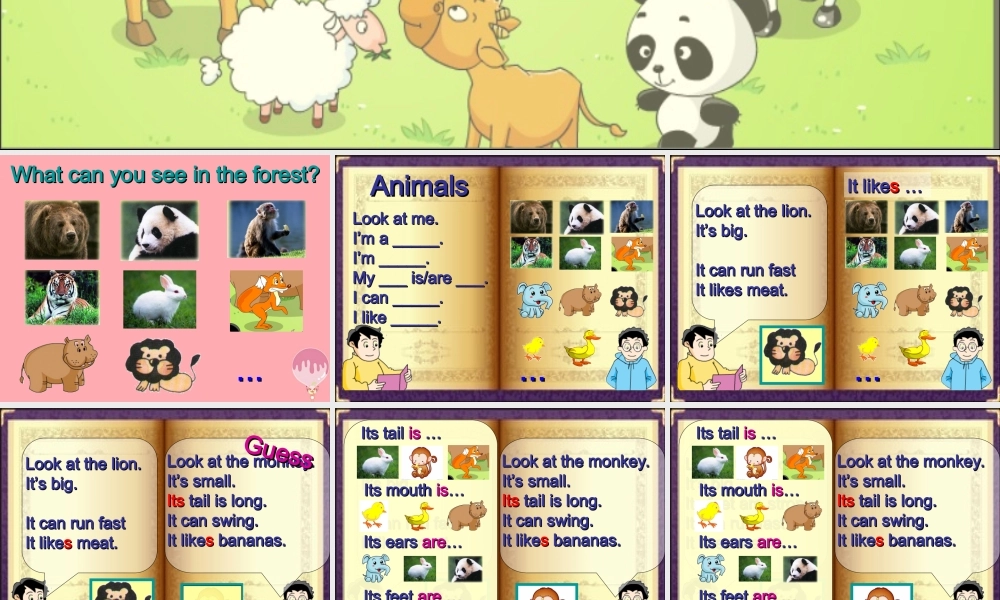 二年级英语上册 Unit 11 In the forest课件1 牛津上海版-牛津上海版小学二年级上册英语课件