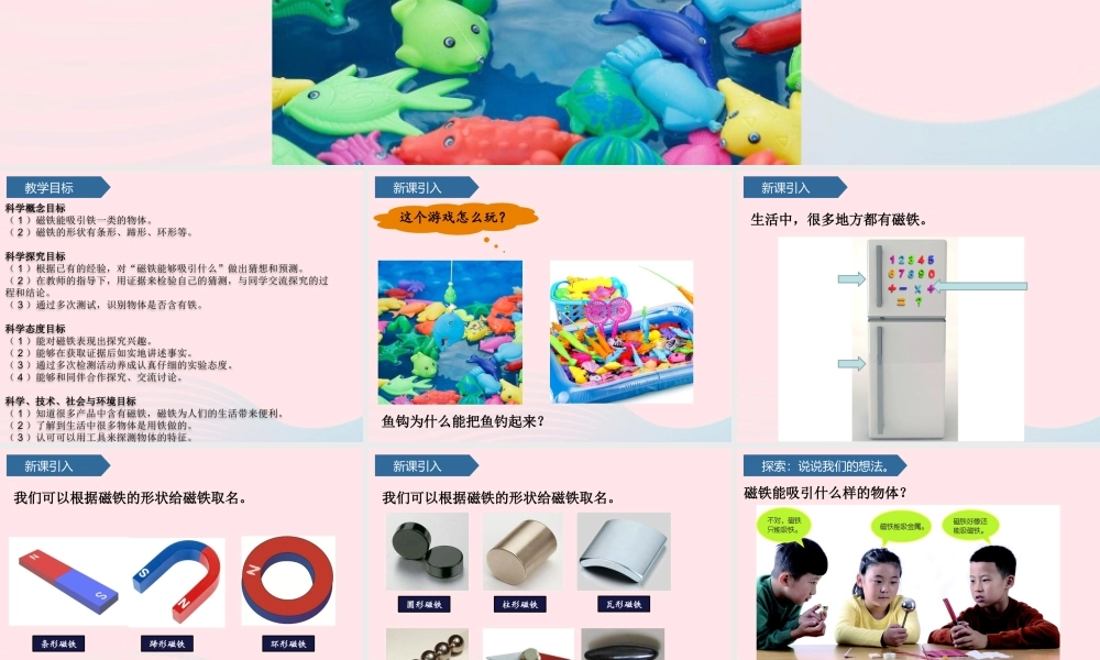 二年级科学下册 磁铁 1磁铁能吸引什么课件 教科版-教科级下册自然科学课件