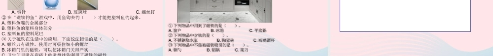 二年级科学下册 磁铁 1磁铁能吸引什么课件 教科版-教科级下册自然科学课件