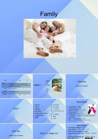 二年级英语上册《Unit 1 Family》课件1 人教新起点-人教新起点小学二年级上册英语课件