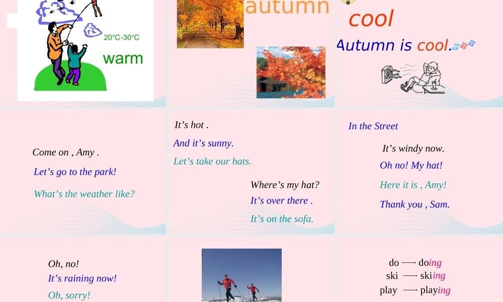 二年级英语下册 Module 1 Unit 1 What’s the weather like课件4 外研版（一起）-外研版小学二年级下册英语课件