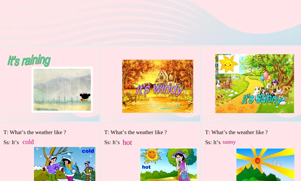 二年级英语下册 Module 1 Unit 1 What’s the weather like课件5 外研版（一起）-外研版小学二年级下册英语课件
