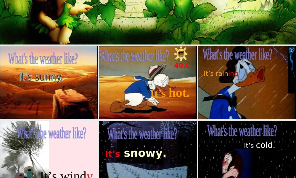 二年级英语下册 Module 1 Unit 1 What’s the weather like课件6 外研版（一起）-外研版小学二年级下册英语课件